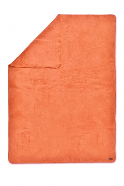 Biophotonen-Kuscheldecke UNIFARBEN orange 100 x 150 cm
